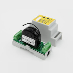 EUTONOMY - Adapter DIN for Fibaro Relay Switch FGS-222 with buttons