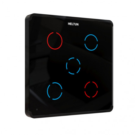 HELTUN - Interrupteur 5 canaux 5A Z-Wave+ Heltun Switcher (noir)