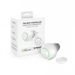 FIBARO - Pack Tête thermostatique Bluetooth HomeKit et capteur de température