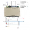KINCONY - ETHERNET/RS232 Wired Controller (8 inputs/8 outputs)