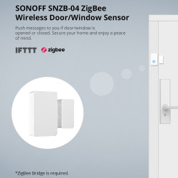 SONOFF - Capteur d'ouverture de porte/fenêtre Zigbee 3.0