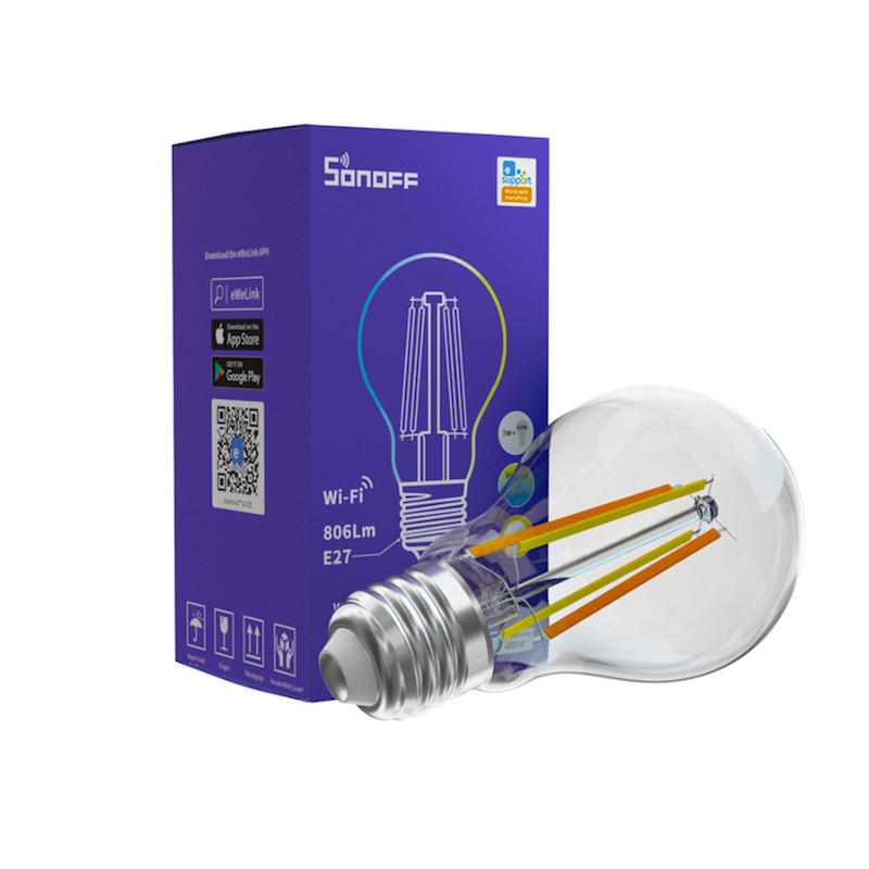 SONOFF - Smart Wi-Fi LED Filament Bulb (Cyan)