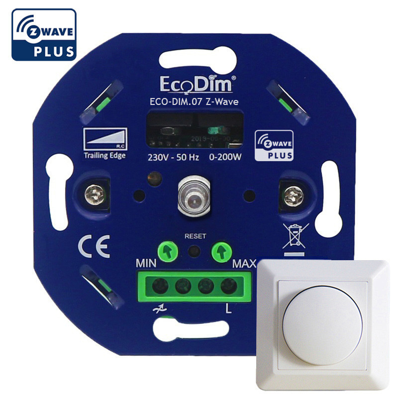ECODIM - Smart LED rotary dimmer Z-Wave 200W