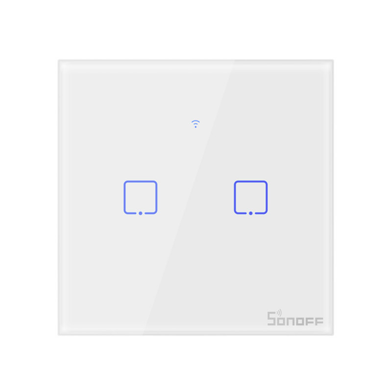 SONOFF - WIFI smart switch with neutral - 2 loads