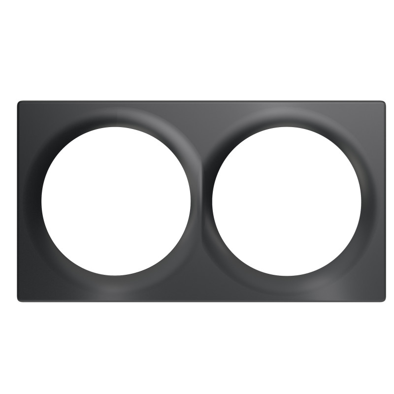 FIBARO - Double Cover Plate Anthracite