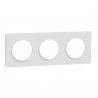 SCHNEIDER ELECTRIC - Triple finition plate Odace Styl (White)