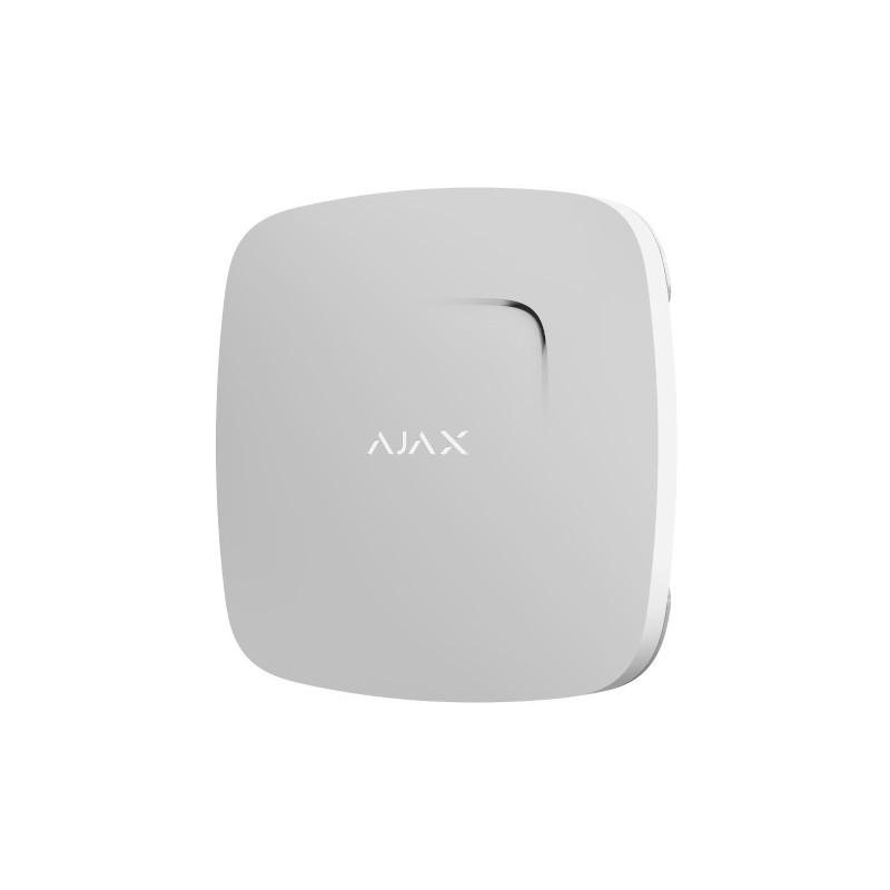 AJAX - Détecteur de fumée et chaleur radio blanc