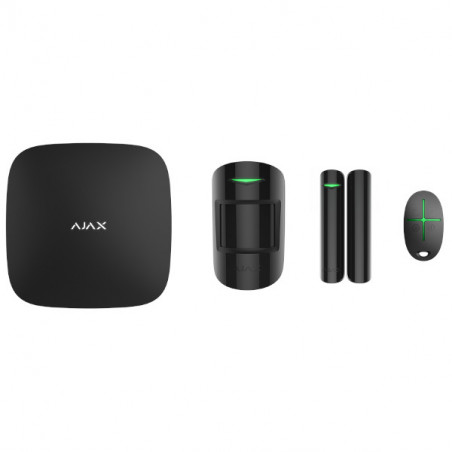 AJAX - Starter kit Plus (HubPlus + DoorProtect + MotionProtect + SpaceControl) black