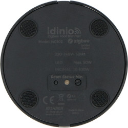IDINIO - Zigbee LED Foot Dimmer Black+White (Philips Hue compatible)