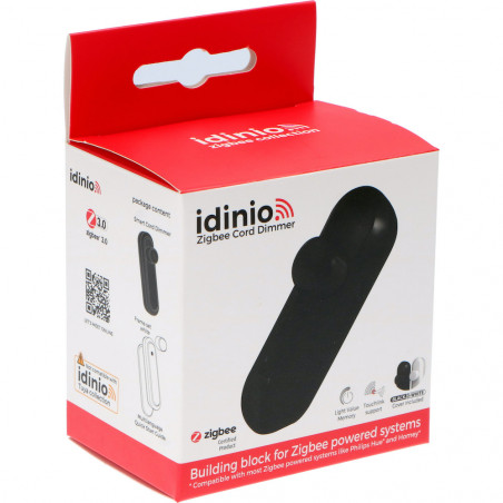 IDINIO - Zigbee 3.0 LED Cord Dimmer (black + white)