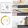 MOES - Thermostat Zigbee Blanc plancher chauffant hydraulique 3A