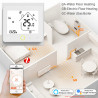 MOES - White Zigbee smart thermostat for 3A WATER/GAS boiler
