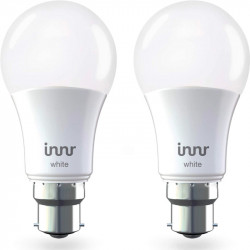 INNR - 2x Ampoule connectée type B22 - ZigBee 3.0 Blanc chaud 2700K