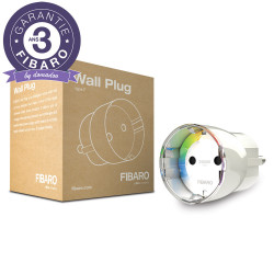 FIBARO - Module prise commutateur et consomètre Z-Wave+ Fibaro Wall Plug FGWPF-102 ZW5, Schuko