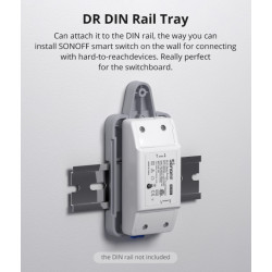 SONOFF - Boîtier Rail DIN pour BASIC/RF/DUAL/POW