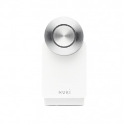 NUKI - Serrure connectée Bluetooth/Wi-Fi Nuki Smart Lock 3.0 Pro (blanc)