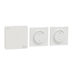 SCHNEIDER ELECTRIC -  Connected shutter wall switch Zigbee 3.0 Wiser white