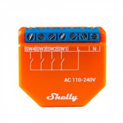 SHELLY - Module d'activation de scènes/actions Wi-Fi Shelly Plus i4