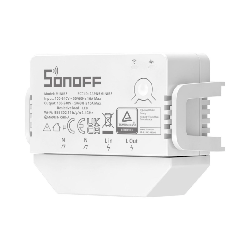SONOFF - Micromodule commutateur connecté WIFI - 1 canal - 16A