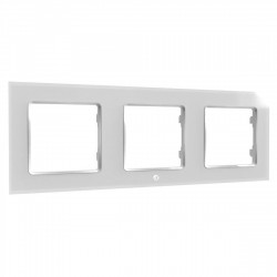 SHELLY - 3 holder switch frame for Shelly Wall Switch - White