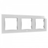 SHELLY - 3 holder switch frame for Shelly Wall Switch - White