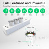 NOUS - 4x WIFI Smart Plug + 15A Consumption Metering