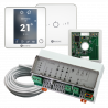 AIRZONE - Pack Radiant 5 zones floor heating (white radio thermostat)