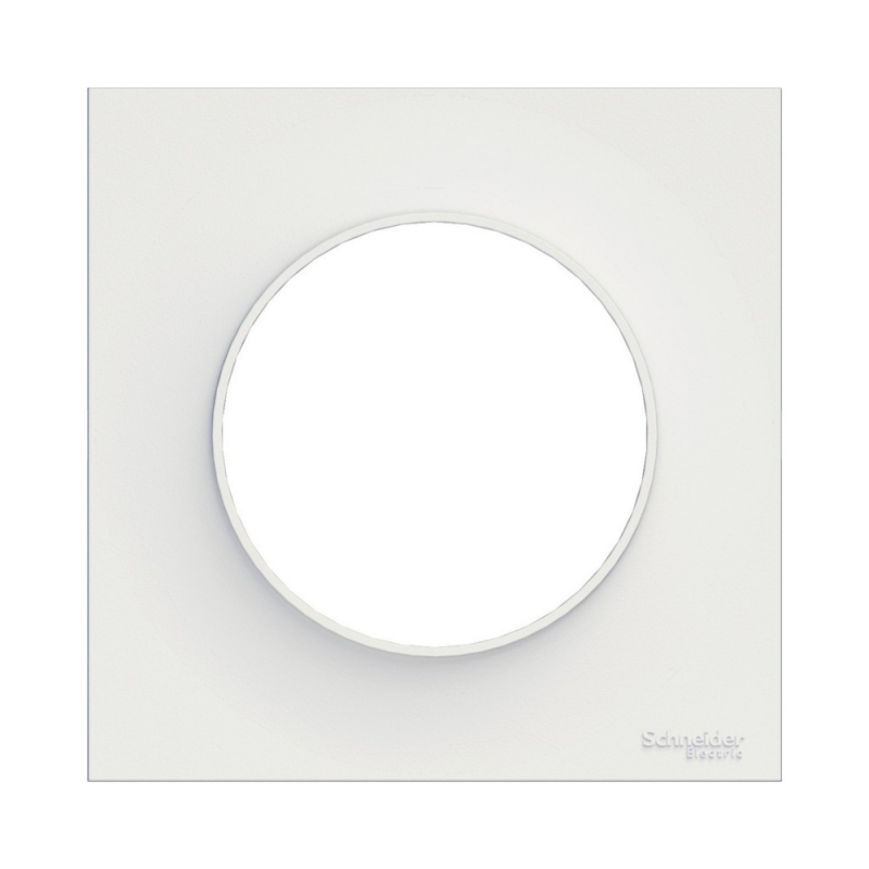 REFURBISHED - SCHNEIDER ELECTRIC FINITION PLATE FOR ODACE WALL SWITCH (WHITE)
