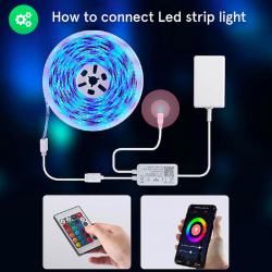 NOUS - Ruban de LED connecté RGB WIFI TUYA (10m)
