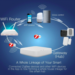 MOES - Box domotique Zigbee Tuya (Smart Life) avec port Ethernet
