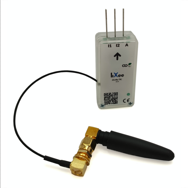 LIXEE - TIC module to Zigbee 3.0 for LINKY meter + External antenna