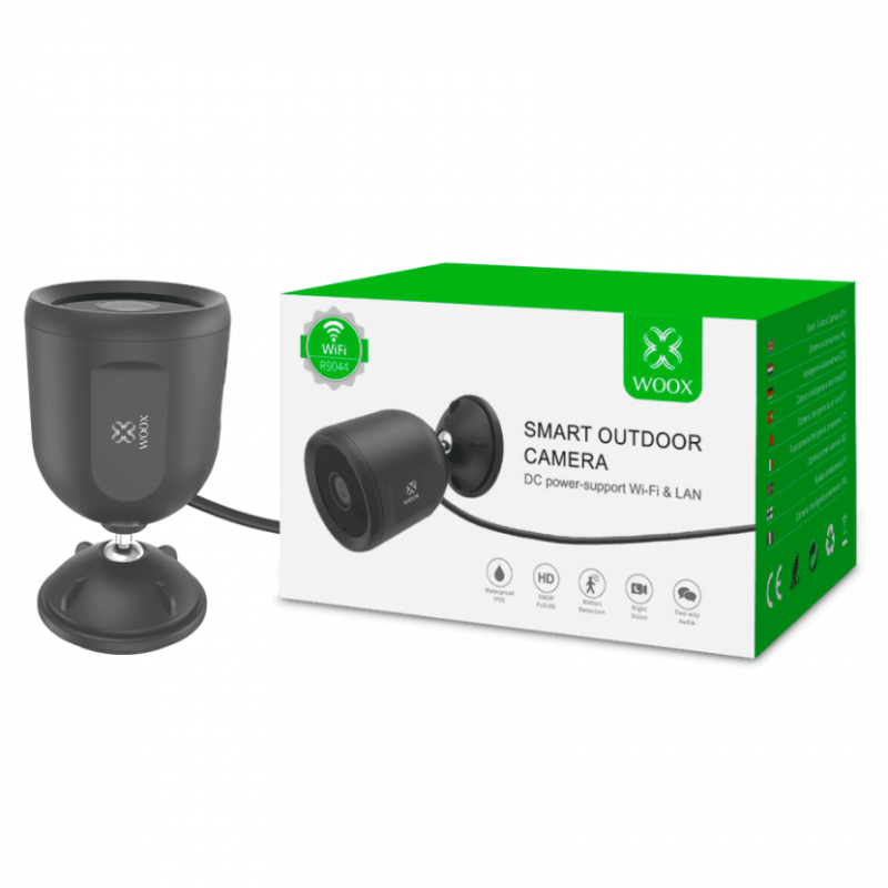 WOOX - Caméra extérieure filaire WIFI ou Ethernet (TUYA SmartLife, Google Assistant...