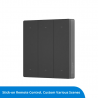 SONOFF - WIFI connected wall switch SwitchMan (on batteries) R5 - Black