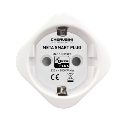 CHERUBINI - Prise connectée 12A Z-Wave+ avec mesure d'énergie META Smart Plug