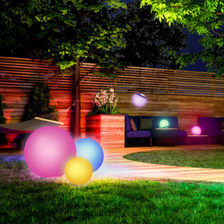 TINT - Boule lumineuse LED intelligente Zigbee 3.0 Calluna Solaire, 35cm