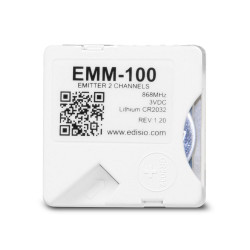 EDISIO - Émetteur 868,3 MHz micromodule sur pile 3V extra fin - 2 canaux
