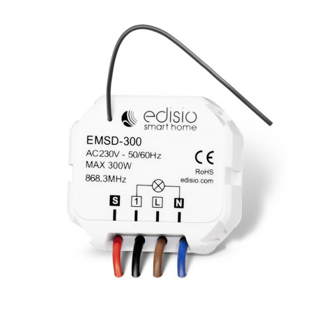 EDISIO - Récepteur 868,3 MHz Marche/Arrêt/Dimmer