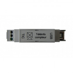 CARTELECTRONIC - Interface de téléinformation USB RAIL DIN pour 1 compteurs