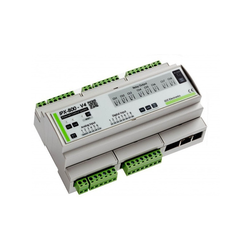 GCE Electronics - Module Rail DIN Webserver 8 relais IPX800 V4