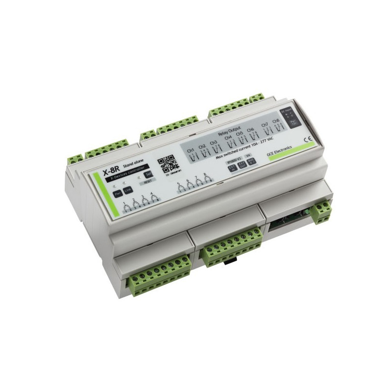 GCE ELECTRONICS - X8R 8 relays expansion for IPX800 V4