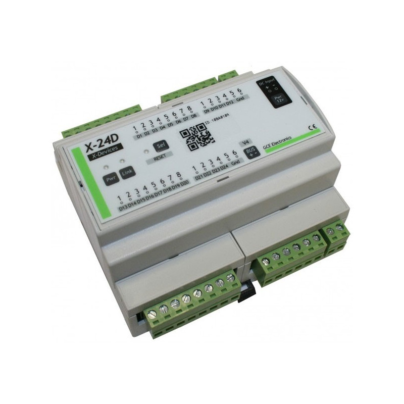 GCE ELECTRONICS - X24D 24 digital inputs expansion for IPX800 V4